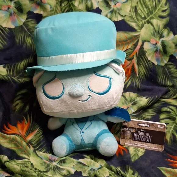 Funko Plushies Disney Haunted Mansion Set of 2 Hitch Hiking Ghosts Gus Phineas - Picture 2 of 7